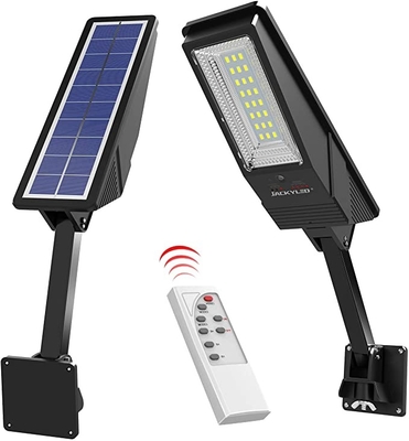 4000mAh Solar ROAD Lights Outdoor With Motion Sensor 1000LM Remote Solar Wall Light With Adjustable Wireless IP65 Water Poles